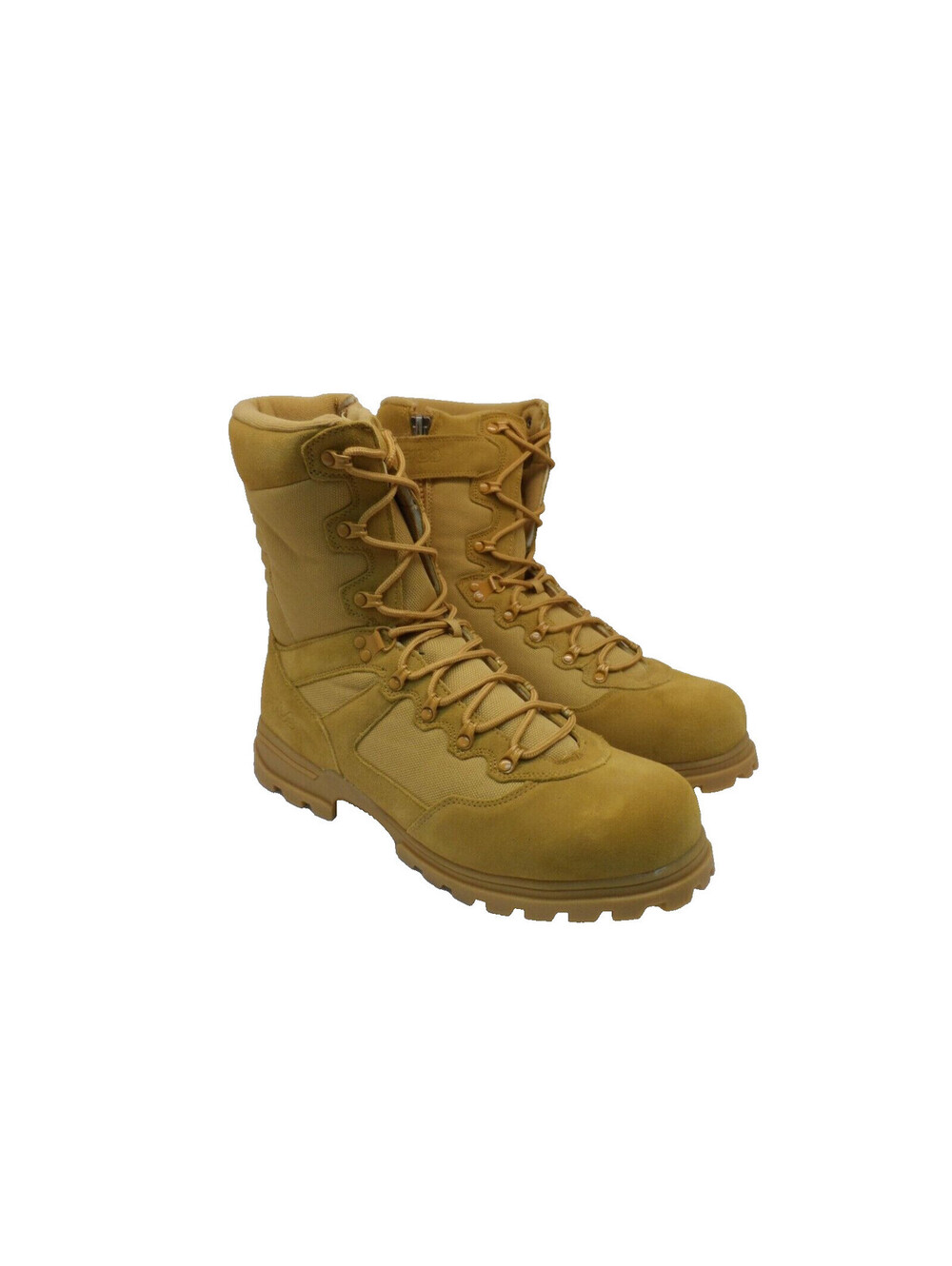 Fila Men's 1LM00160-200 Stormer Military Tactical Side Zip Boots Tan Size 15 M